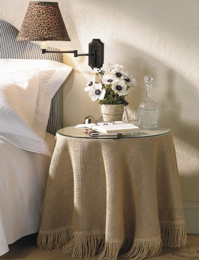 toalha de mesa para mesa de cabeceira