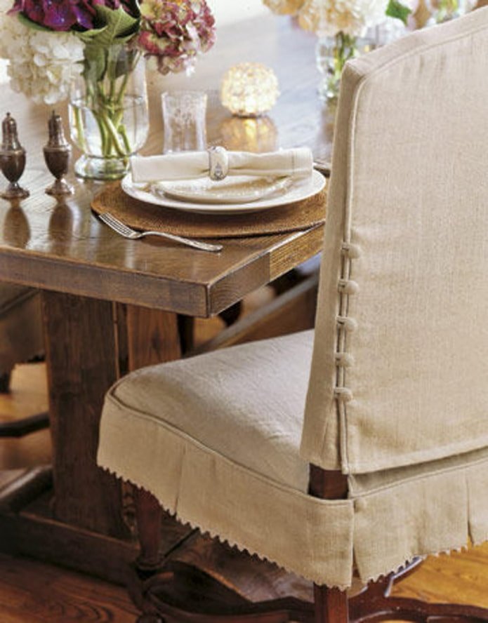 capa de cadeira de sisal
