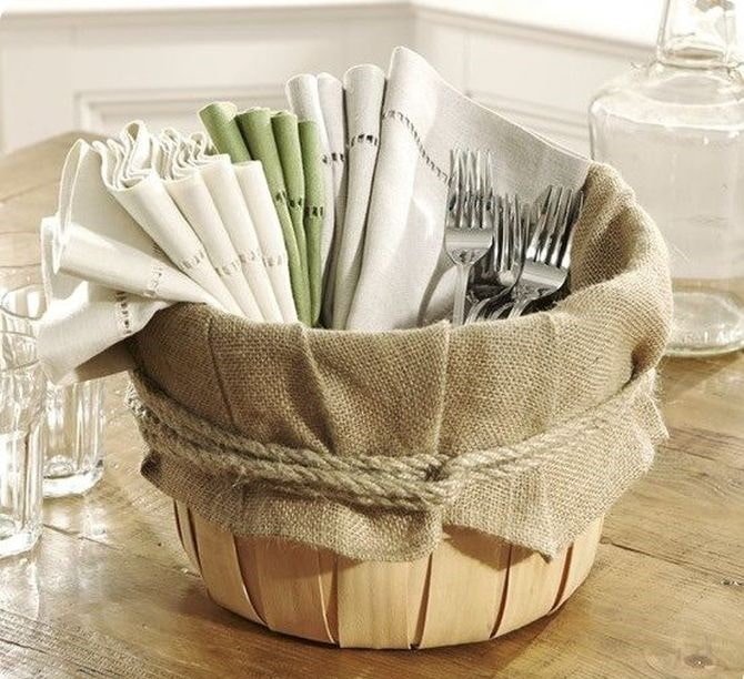 cesta de estopa
