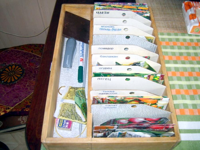 Organizador de Sementes DIY