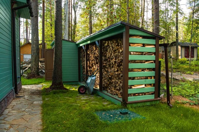 Casa para lenha
