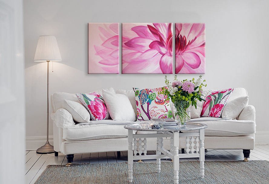 50 fotos de pinturas modulares no interior