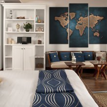 Pinturas modulares no interior: 50 fotos e ideias modernas-5