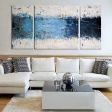 Pinturas modulares no interior: 50 fotos e ideias modernas-0