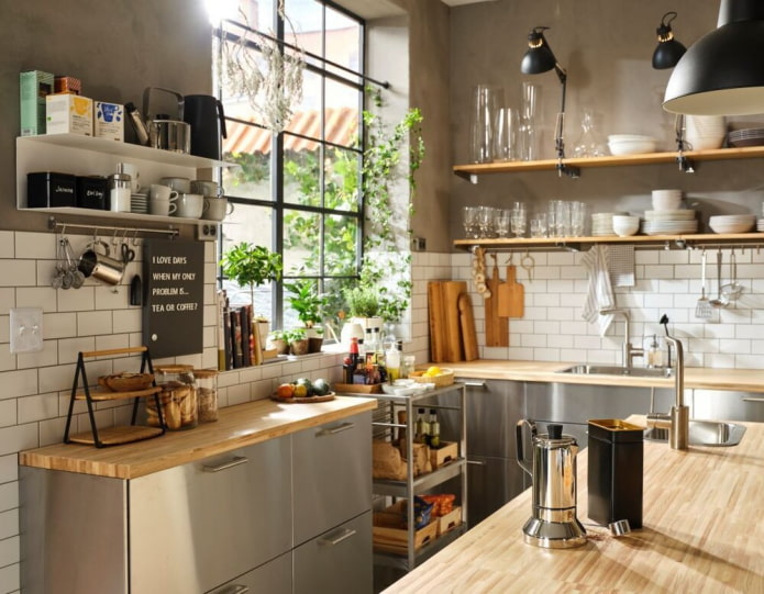 Conjunto de cozinha modular em formato de U