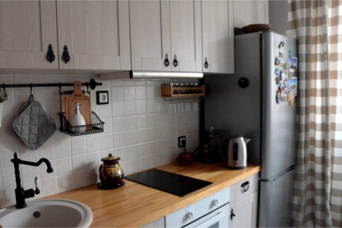 cozinha modular sem armários superiores
