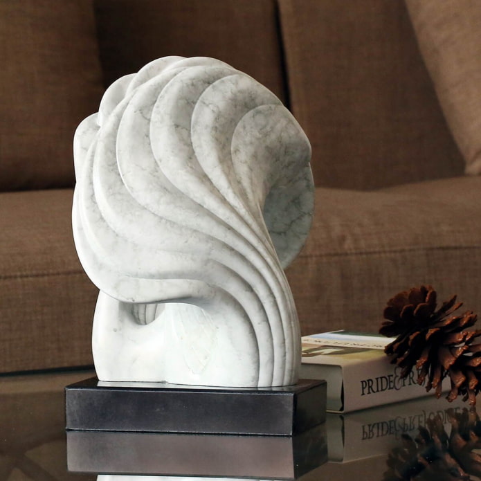 decoração de interiores feita de mármore