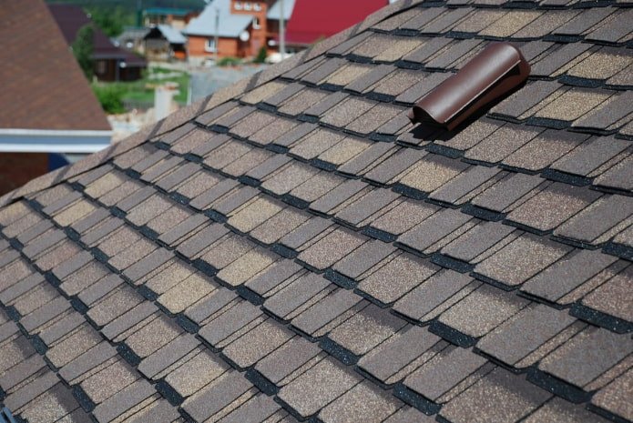 telhas flexíveis de três camadas do tipo Brix