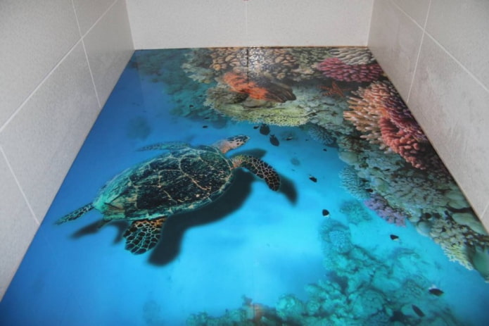 piso autonivelante mar