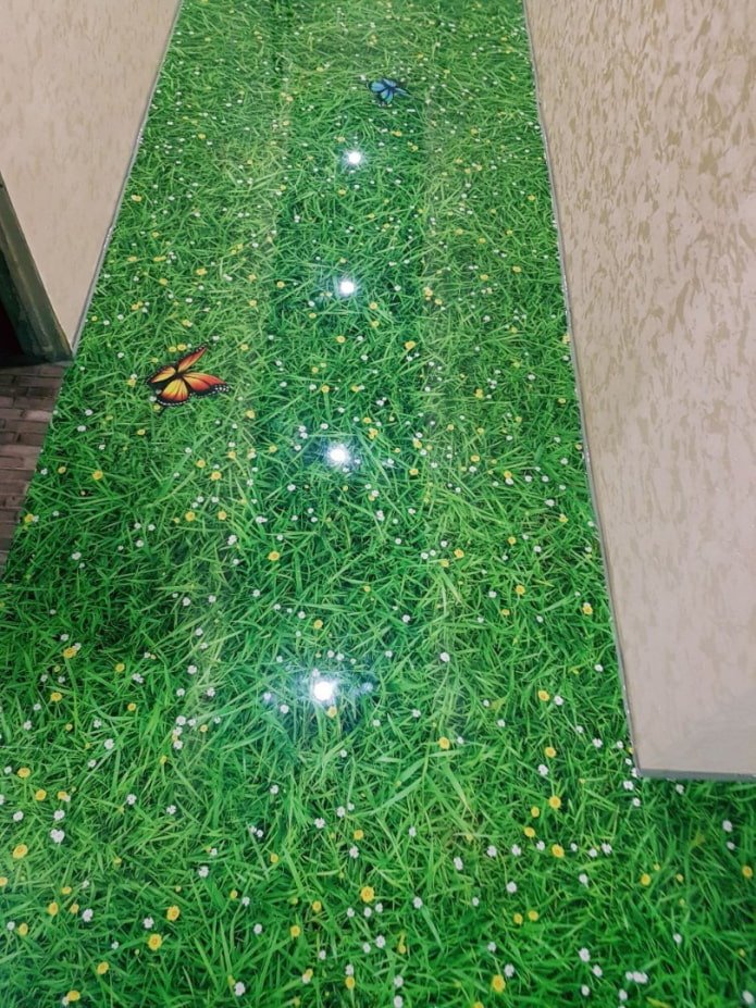 piso do corredor 3D