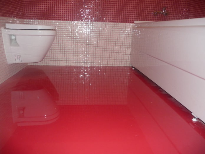 revestimento de piso brilhante