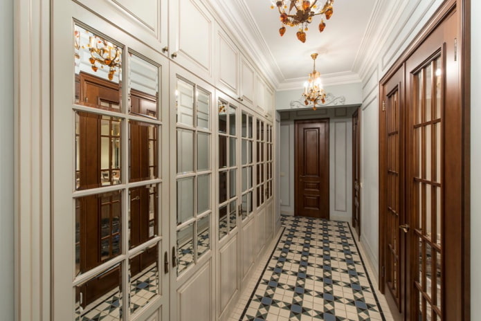 ladrilho de piso estampado no interior