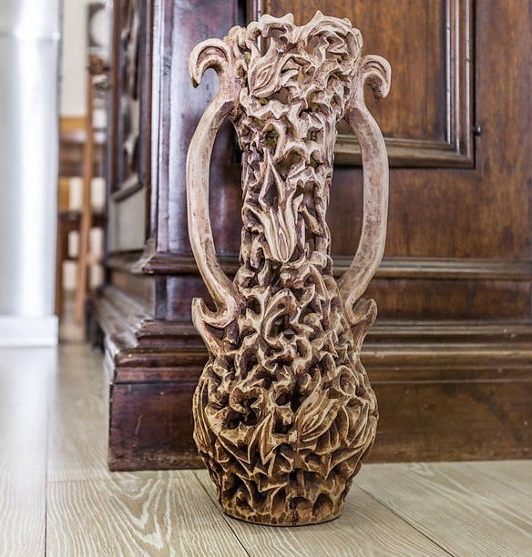 vaso esculpido