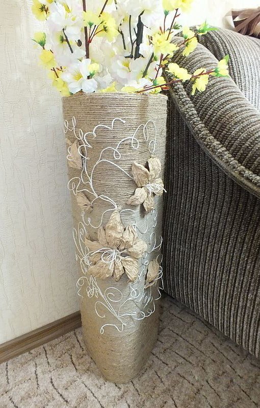 Decoração de vaso faça você mesmo