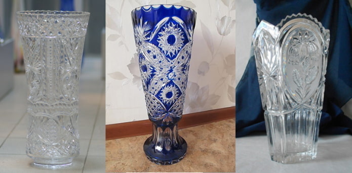 vasos de cristal