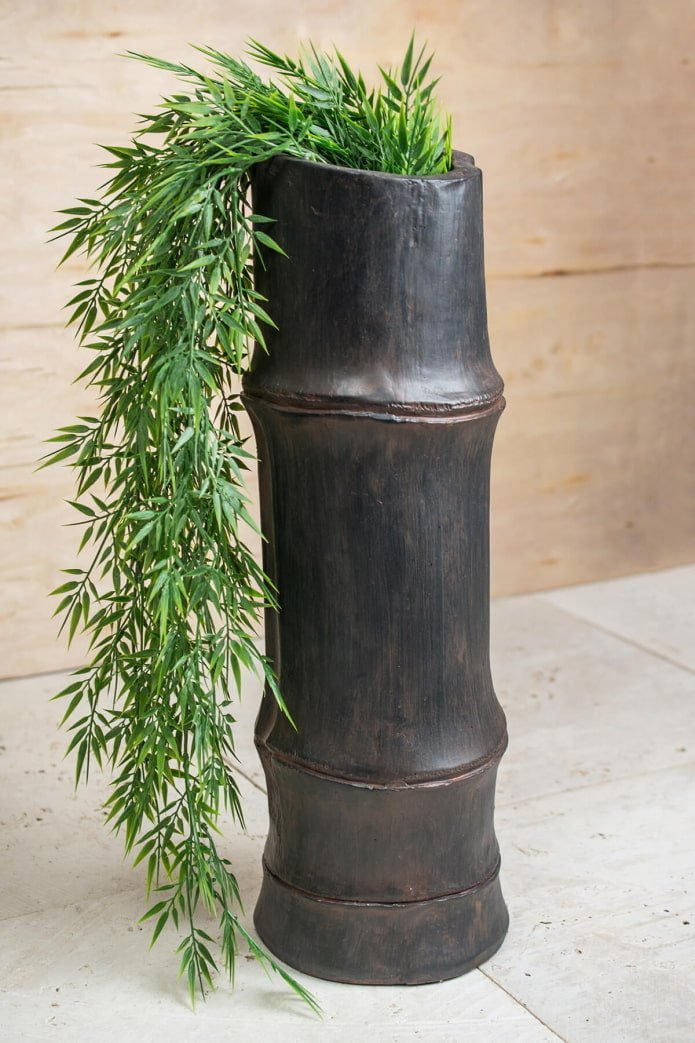 vaso de bambu