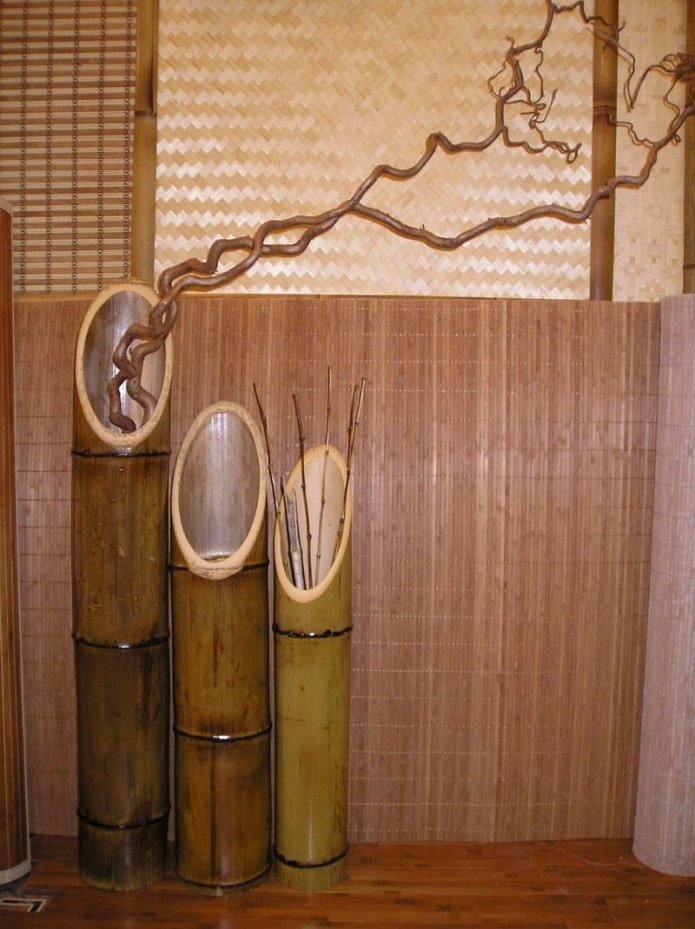 vaso de bambu
