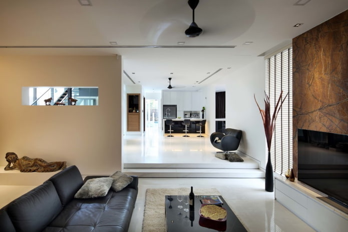 design moderno com vaso de chão