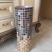 Vasos de chão no interior: tipos, design, formato, cor, estilo, opções de preenchimento-1