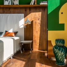 Vasos de chão no interior: tipos, design, forma, cor, estilo, opções de preenchimento - 10