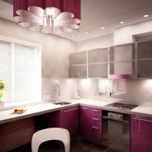Variantes de design de tetos tensos na cozinha-8