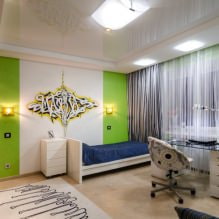 Teto falso para quarto de criança: 60 melhores fotos e ideias-0