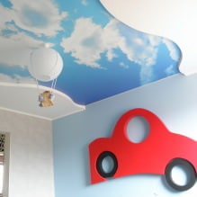 Teto falso no quarto das crianças: 60 melhores fotos e ideias-9
