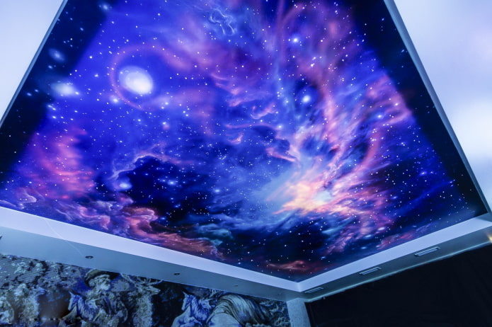 teto com imagem espacial