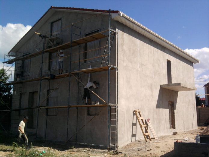 reboco de concreto para fachada