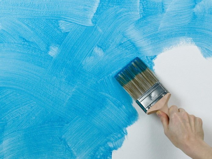 pintura texturizada com pincel