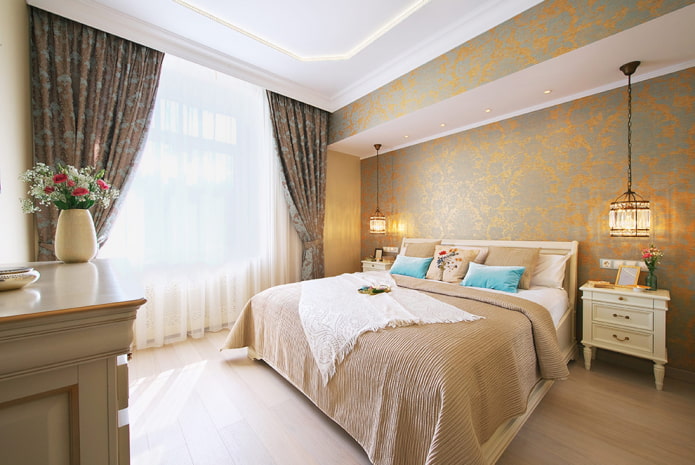 decoração de parede no interior em estilo neoclássico