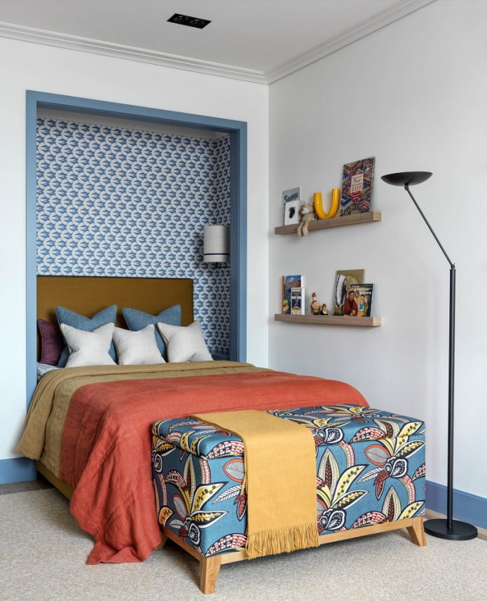 Cama em um nicho