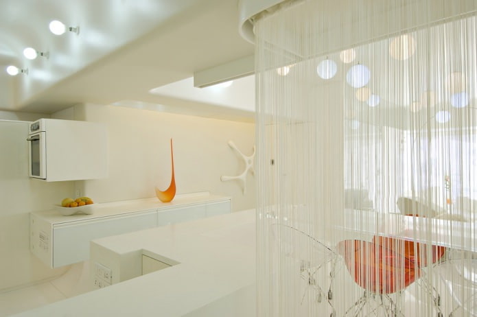 cortinas de linha branca