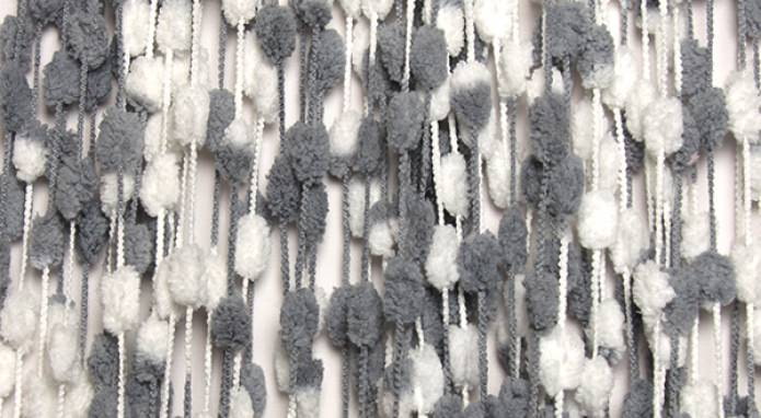 cortinas com pompons