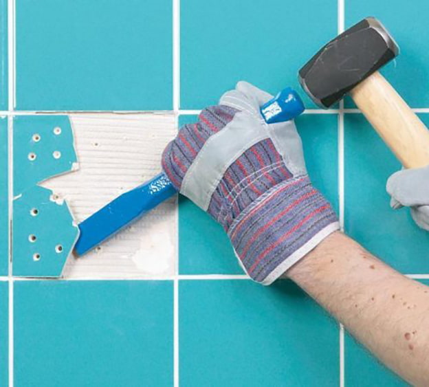 Remoção de azulejos