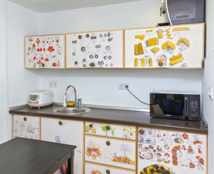 Decoupage na cozinha