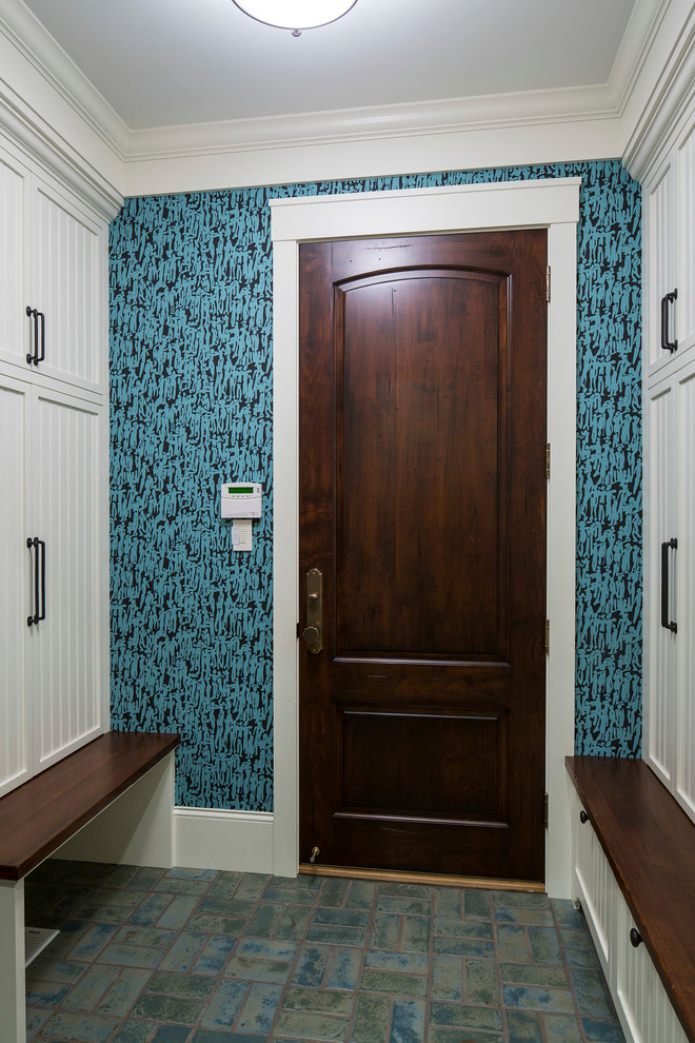 papel de parede azul