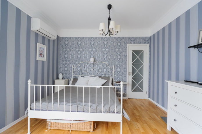 Papéis de parede complementares no quarto