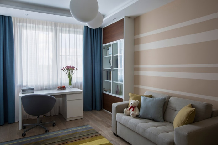 quarto infantil em estilo moderno
