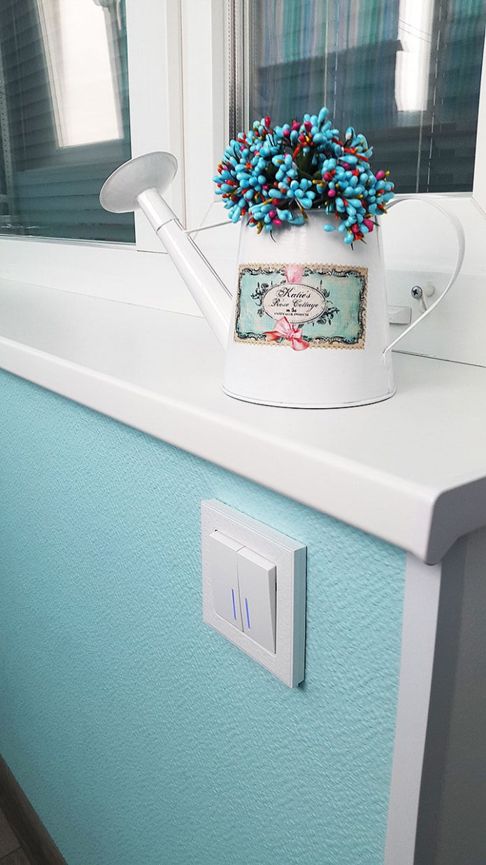 papel de parede de vidro azul