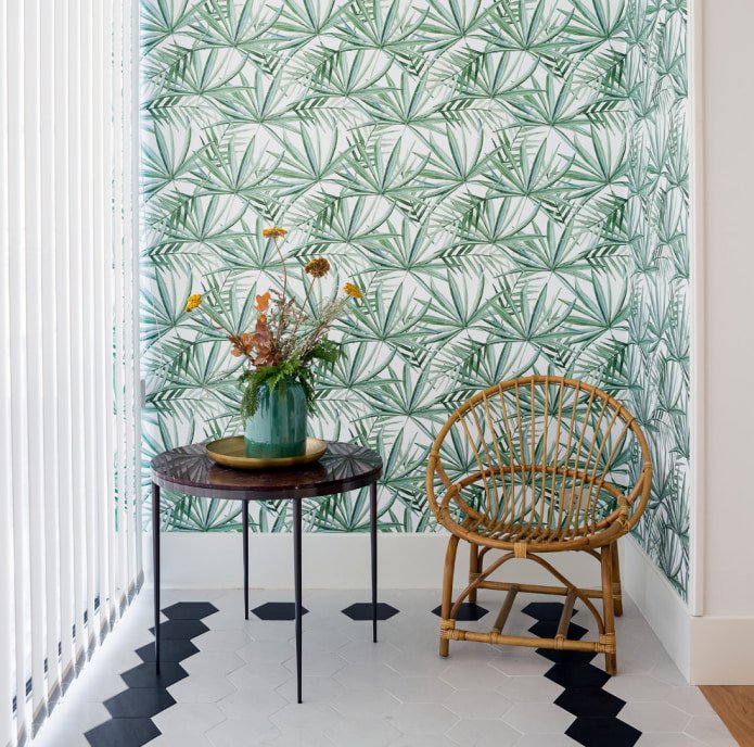 papel de parede verde