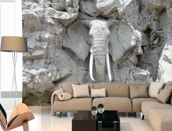 Papel de parede fotográfico 3D