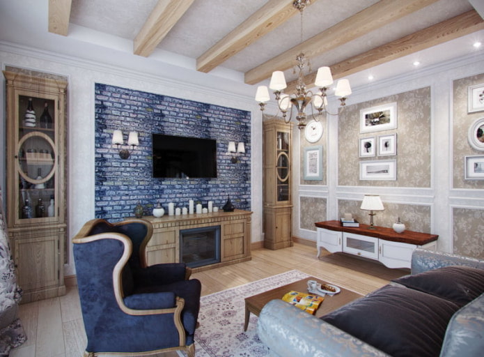 interior em estilo clássico