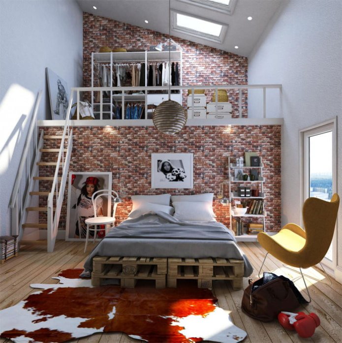 sala estilo loft