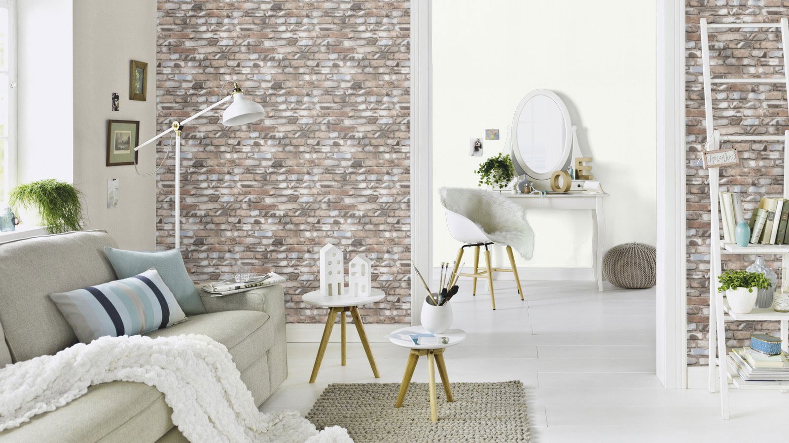 Papel de parede moderno semelhante a pedra: características, tipos, design, cor, fotos