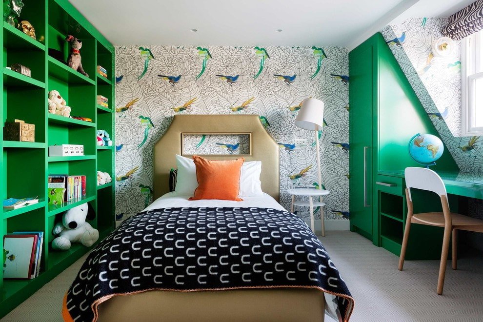 papel de parede com pássaros do paraíso