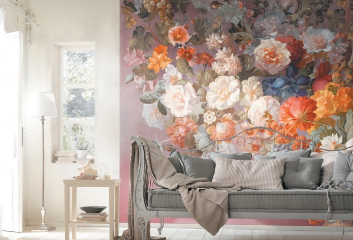opção de combinação de flores diferentes