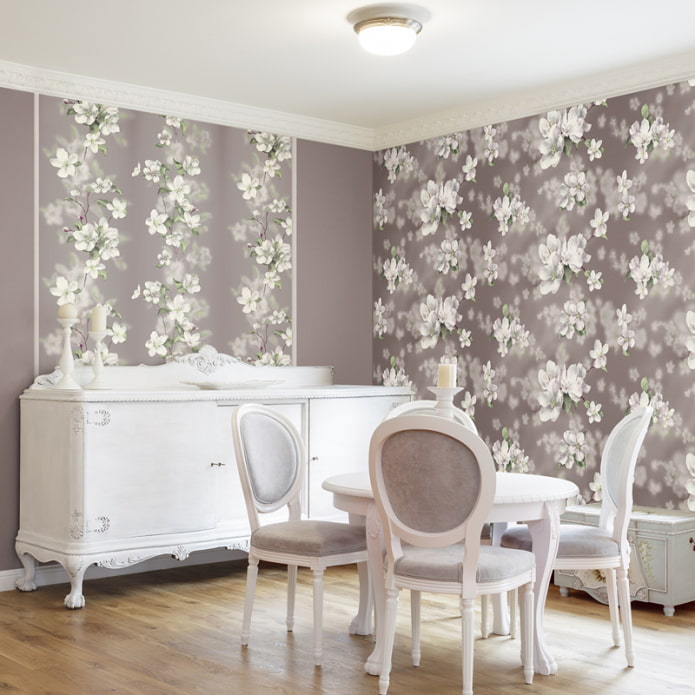 papel de parede com uma macieira em flor