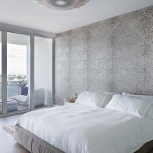 Papel de parede cinza: combinações, design, escolha de móveis e cortinas, 101 fotos no interior-1