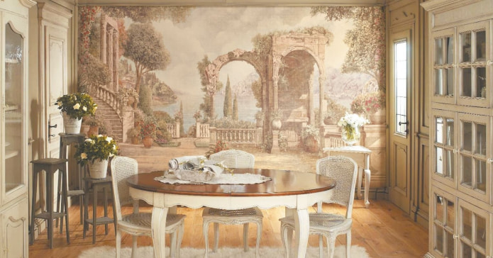 sala de jantar em estilo provençal